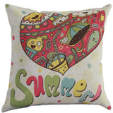 Summer Holiday cushion covers decorative pillows home decor