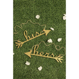 His and Hers Arrow Chair Signs for Wedding Decoration Home Decor