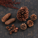 Christmas Natural Pine Cones Pinecone Decor Xmas Tree Decoration