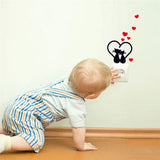 Cartoon Cute Cat Switch Sticker Switch Decor Decals Family