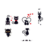 Cartoon Cute Cat Switch Sticker Switch Decor Decals Family