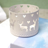 Hollow Candle Holder Candlestick Creative Christmas Decor Party Decoration