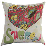 Summer Holiday cushion covers decorative pillows home decor