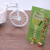 Christmas Wine Glass Decoration Party New Year Cup ring Table Decorations