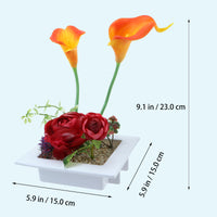 Wall Decoration Artificial Flowers Simulation Bonsai Decor Faux Plant Hanging Decoration