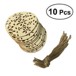 10pcs Wooden Easter Decoration