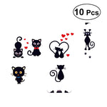 Cartoon Cute Cat Switch Sticker Switch Decor Decals Family