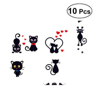 Cartoon Cute Cat Switch Sticker Switch Decor Decals Family