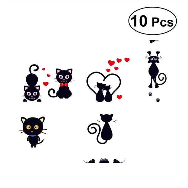 Cartoon Cute Cat Switch Sticker Switch Decor Decals Family