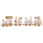 Christmas Decor Cute Wooden Mini Train Decoration Ornaments Kids Gift